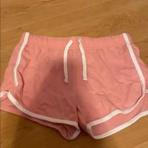 Kids’ pink cotton shorts
